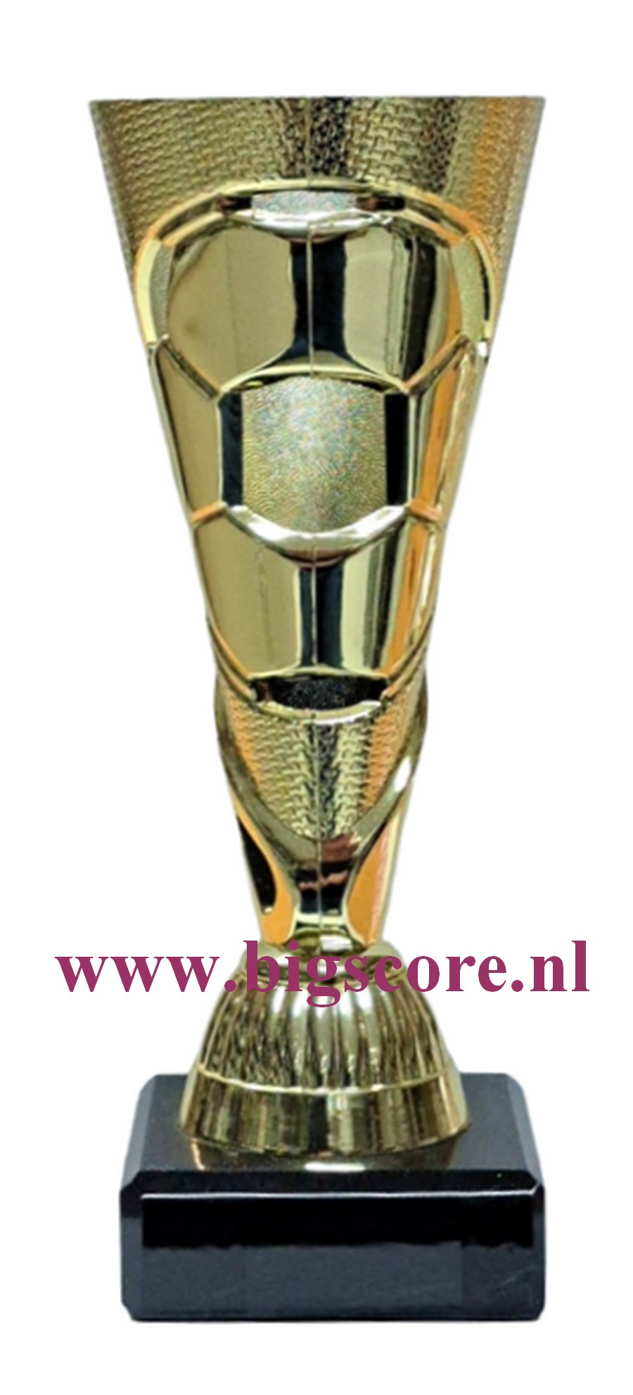 Voetbal VO-66 Voetbalbekertje Goud LAATSTE 23 OP=OP!!